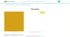 Desktop Screenshot of magasins-la-rochelle.com