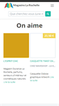 Mobile Screenshot of magasins-la-rochelle.com