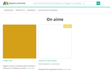 Tablet Screenshot of magasins-la-rochelle.com